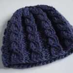 modele tricot bonnet femme torsade #13