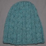 modele tricot bonnet femme torsade #2