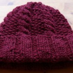 modele tricot bonnet femme torsade #3