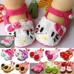 modele tricot chausson hello kitty #1