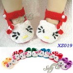 modele tricot chausson hello kitty #2