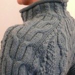 modele tricot gilet irlandais femme #13