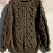 modele tricot gilet irlandais femme #18