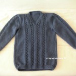 modele tricot homme torsade #13