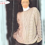 modele tricot homme torsade #7