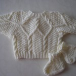 modele tricot irlandais bebe #11