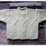 modele tricot irlandais bebe #12