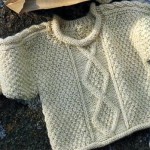 modele tricot irlandais bebe #1