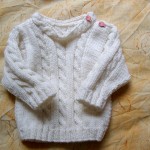 modele tricot irlandais bebe #16