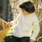 modele tricot irlandais bebe #7