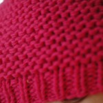modèle tricot bonnet femme point mousse #10