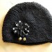 modèle tricot bonnet femme point mousse #18