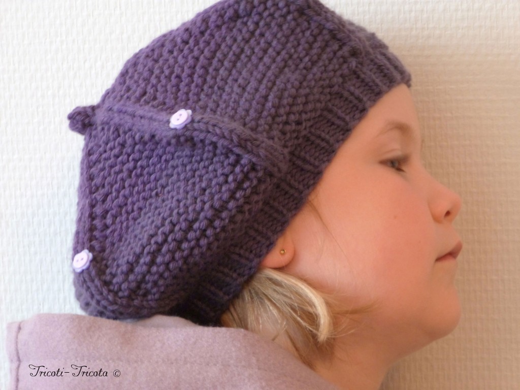 modèle tricot bonnet fille #13