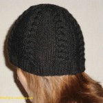 modèle tricot bonnet torsade femme #12