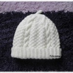 modèle tricot bonnet torsade femme #13