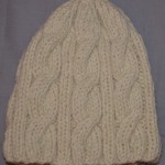 modèle tricot bonnet torsade femme #1