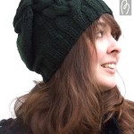 modèle tricot bonnet torsade femme #3