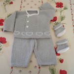 modèle tricot bébé bergère de france #12