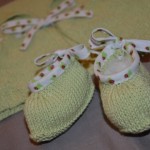 modèle tricot bébé en coton #11