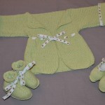 modèle tricot bébé en coton #12