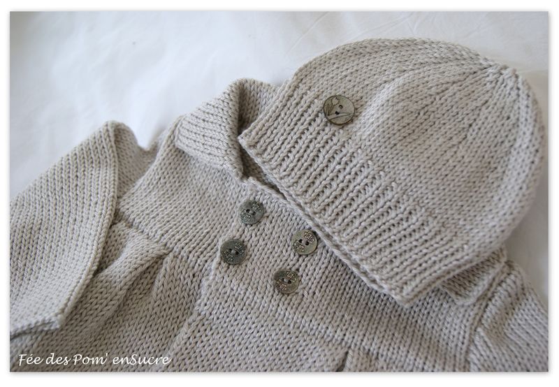 modèle tricot bébé en coton #14