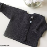 modèle tricot bébé en coton #1