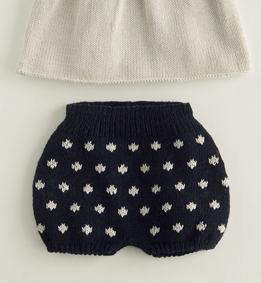 modèle tricot bébé en coton #7