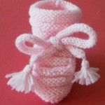 modèle tricot chausson bébé #15