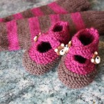 modèle tricot chausson bébé #17