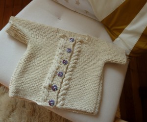 modèle tricot debutant torsade #18