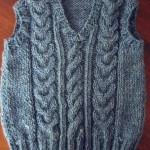 modèle tricot débardeur homme #13