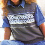 modèle tricot débardeur homme #16