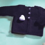 modèle tricot gilet layette #5