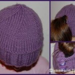modèle tricot gratuit bonnet #8