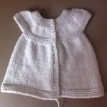 modèle tricot jersey robe bébé #11