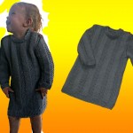 modèle tricot jersey robe bébé #14