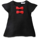 modèle tricot jersey robe bébé #1