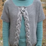 modèle tricot point de riz pull #13