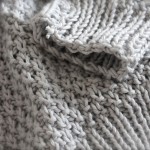 modèle tricot point de riz pull #1