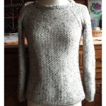 modèle tricot point de riz pull #16