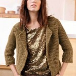 modèle tricot point de riz pull #3