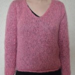 modèle tricot pull col v #1