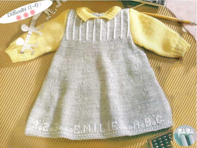 robe bebe tricot modele