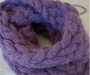 modèle tricot snood sarah #18