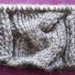 modèle tricot torsade lecon #9