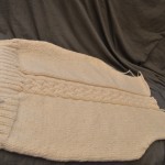 modèle tricot torsade nattée double #16