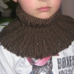 modèle tricot tour de cou bébé #10