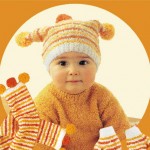 modèle tricot écharpe bébé #17