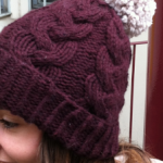 patron tricot tuque torsade #14