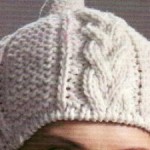 patron tricot tuque torsade #18